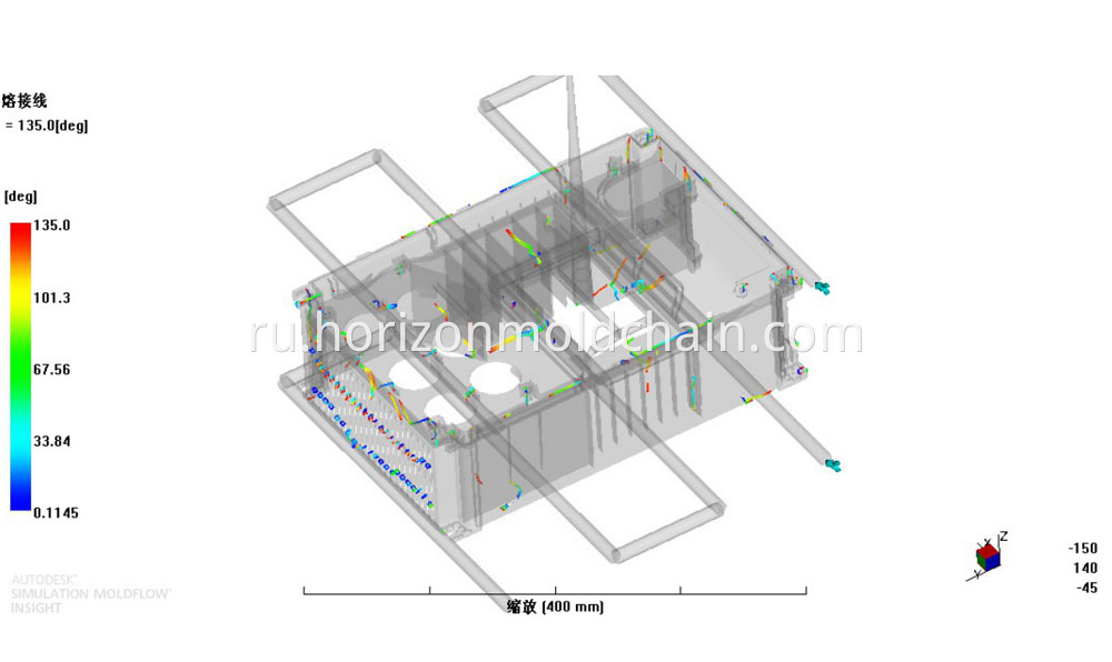 Analysis of the mold flow of household appliance shells6